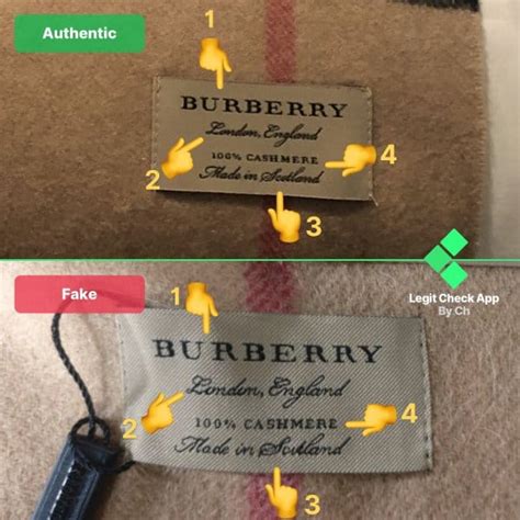 burberry london silk scarf real or fake